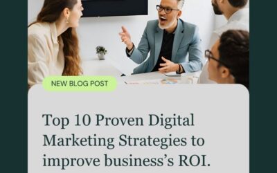 10 Proven Digital Marketing Strategies to improve your ROI